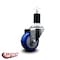 Service Caster 3'' Blue Poly Wheel Swivel 1-1/2'' Expanding Stem Caster SCC-EX20S314-PPUB-BLUE-112 - alternate 3